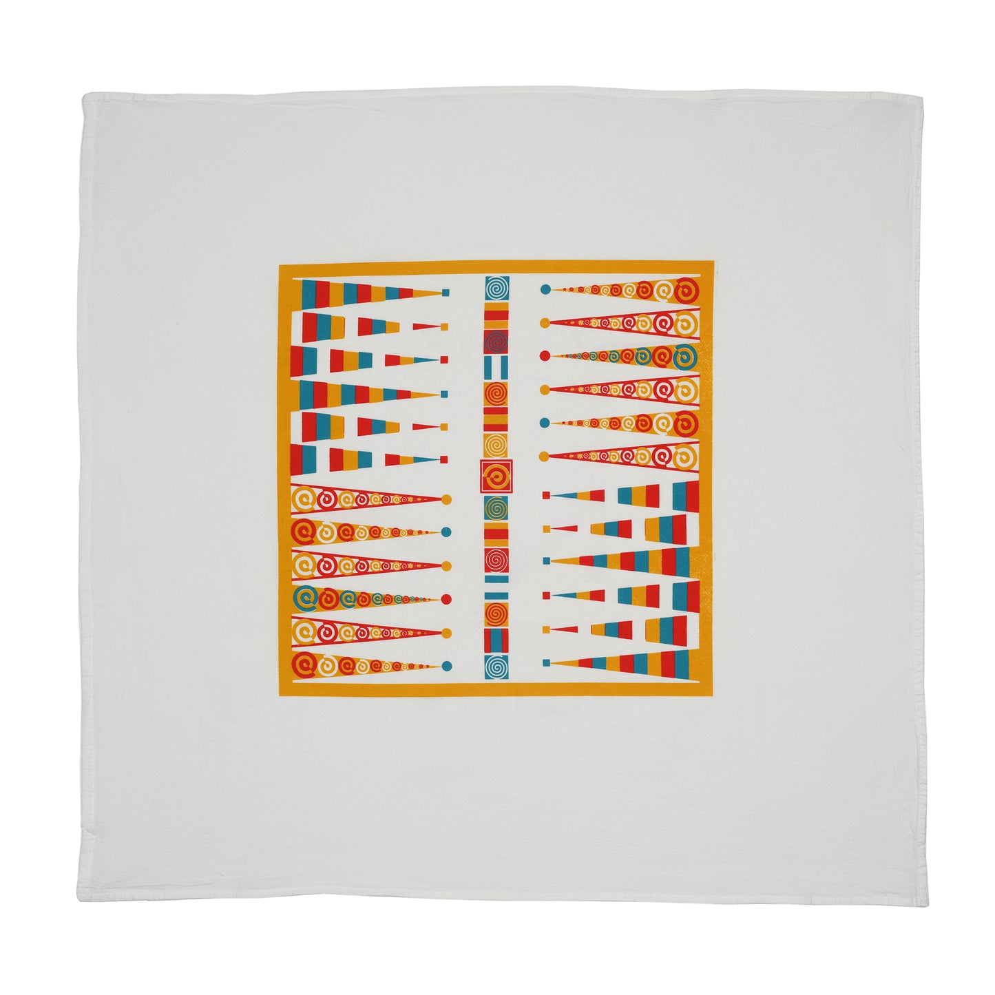 backgammon tea towel