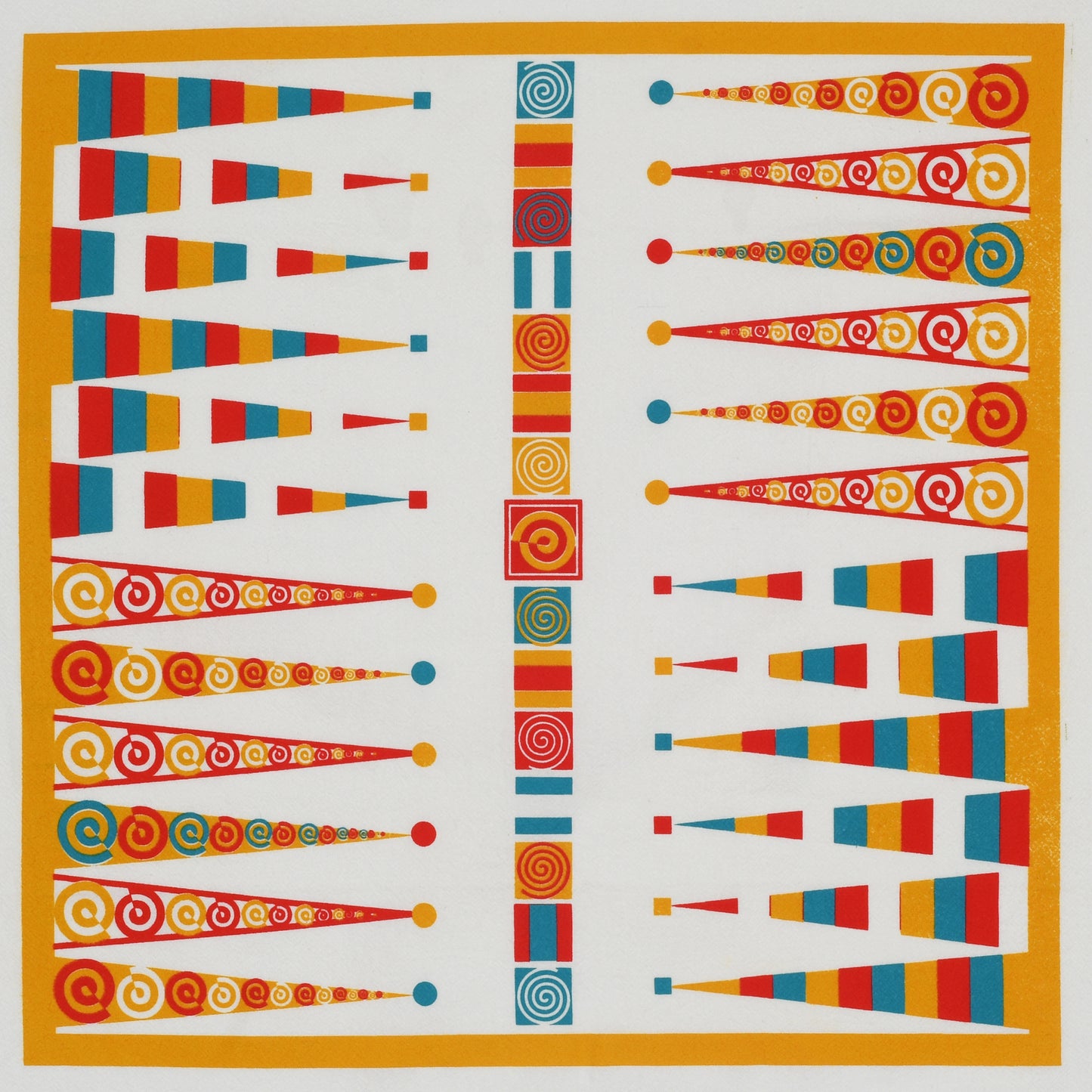 backgammon tea towel