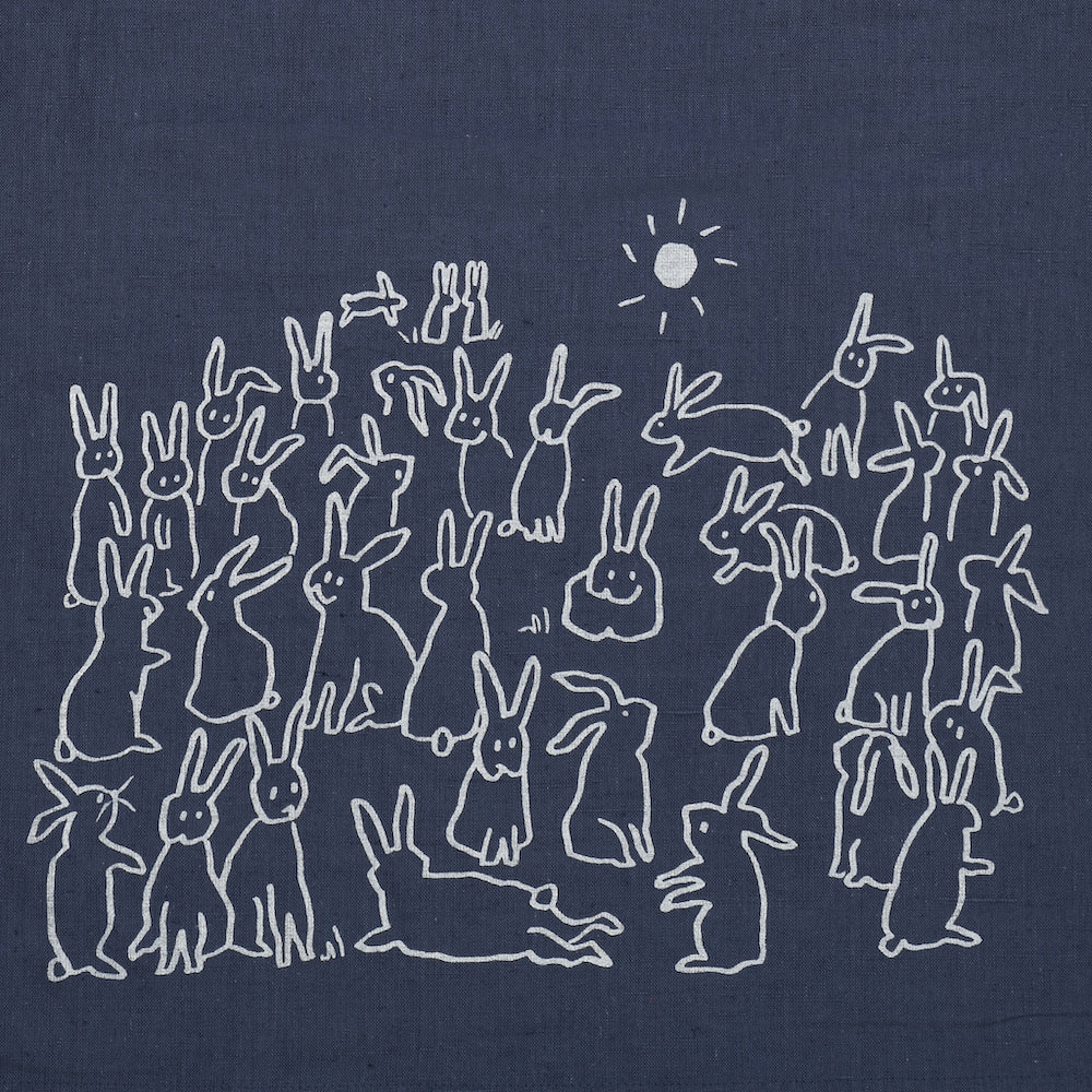 bunnies towel
