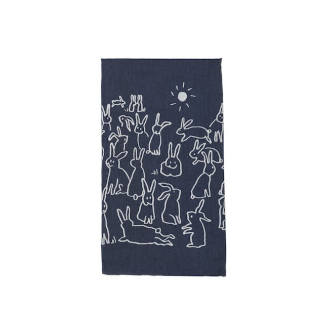 bunnies towel