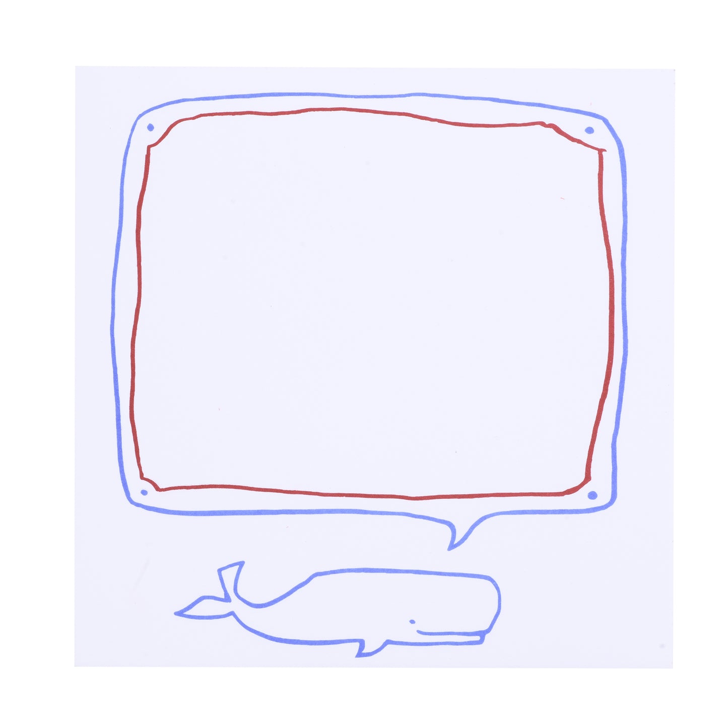 a whale of a thought