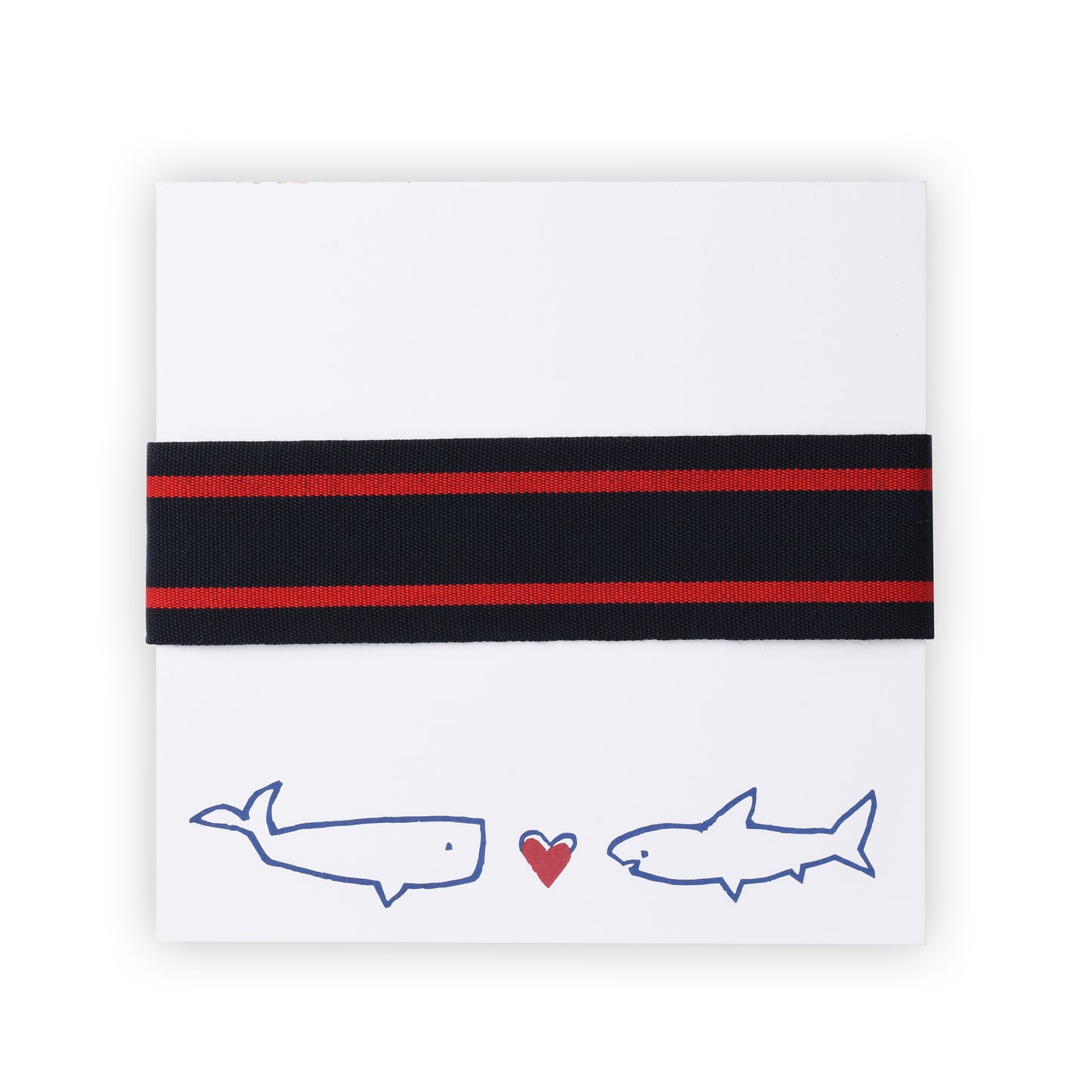 shark loves whale pad