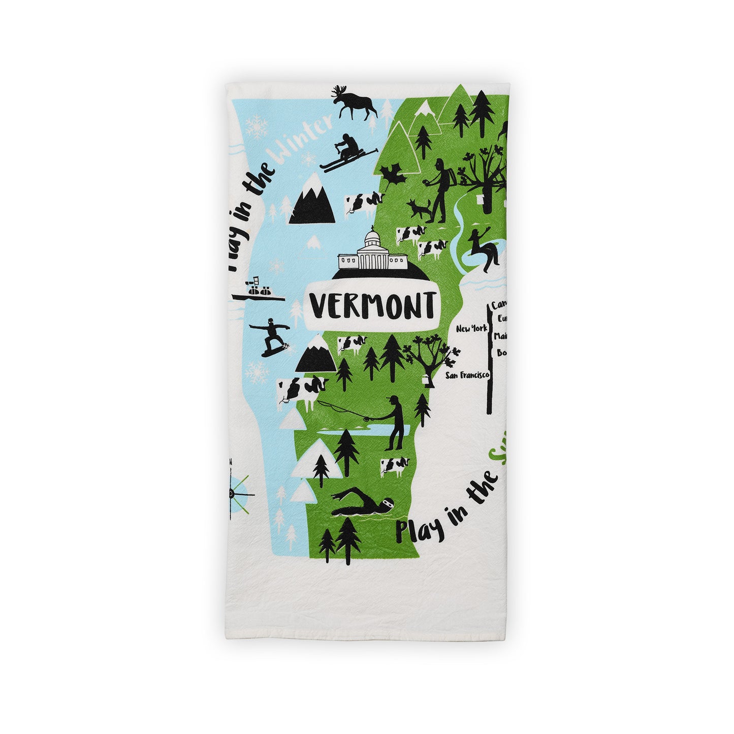 vermont tea towel