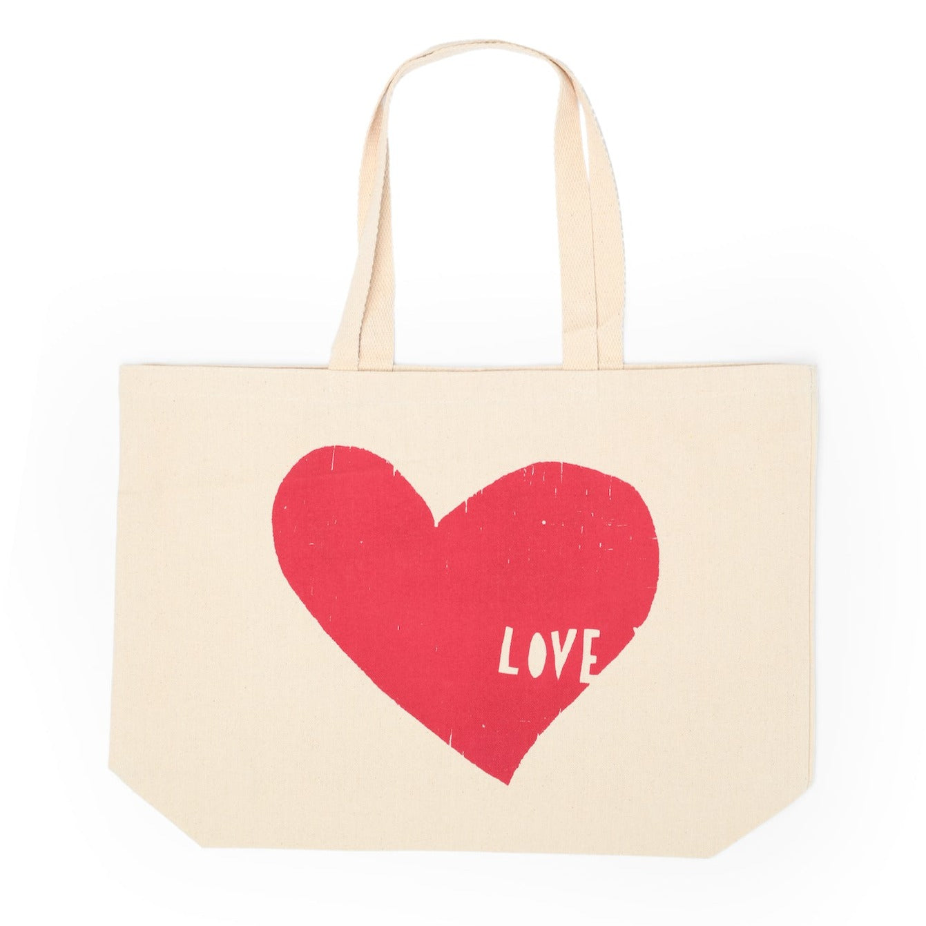 Love Canvas Tote Bag