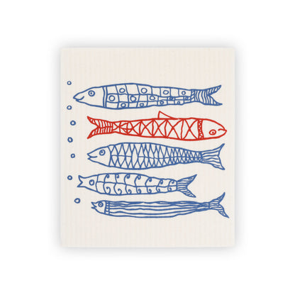 school of fish swedish cloth sponge