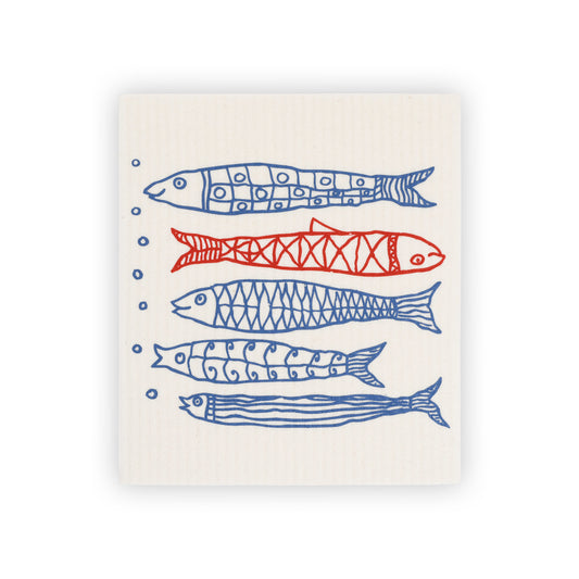 school of fish swedish cloth sponge