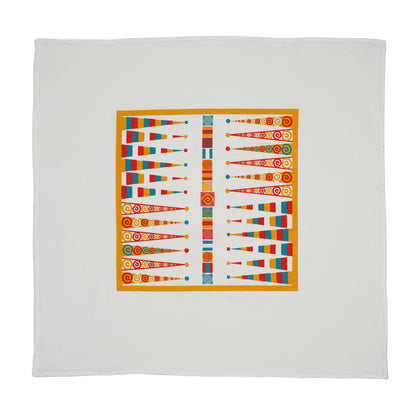 backgammon tea towel