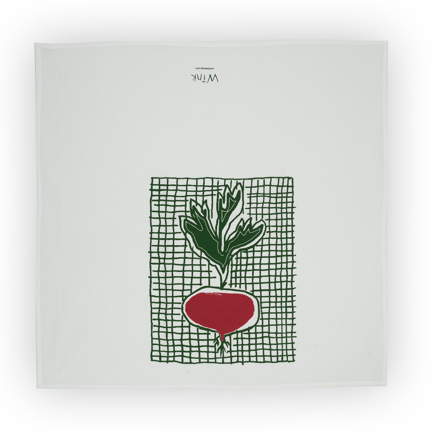 big radish tea towel