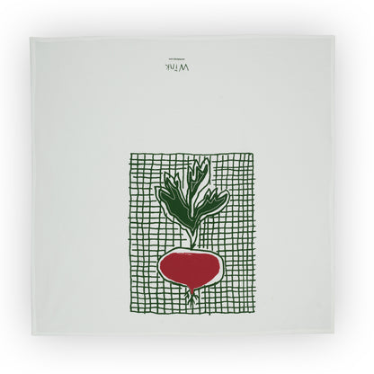 big radish tea towel