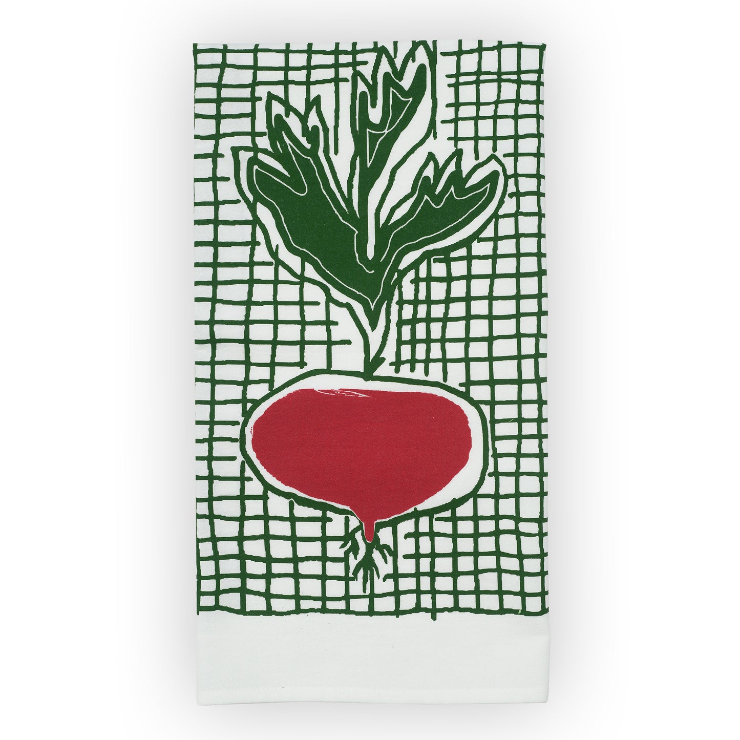big radish tea towel