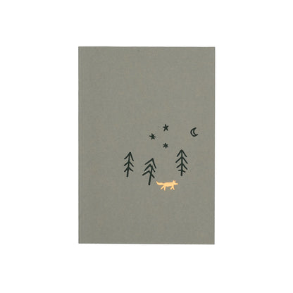 foxy holiday notecard