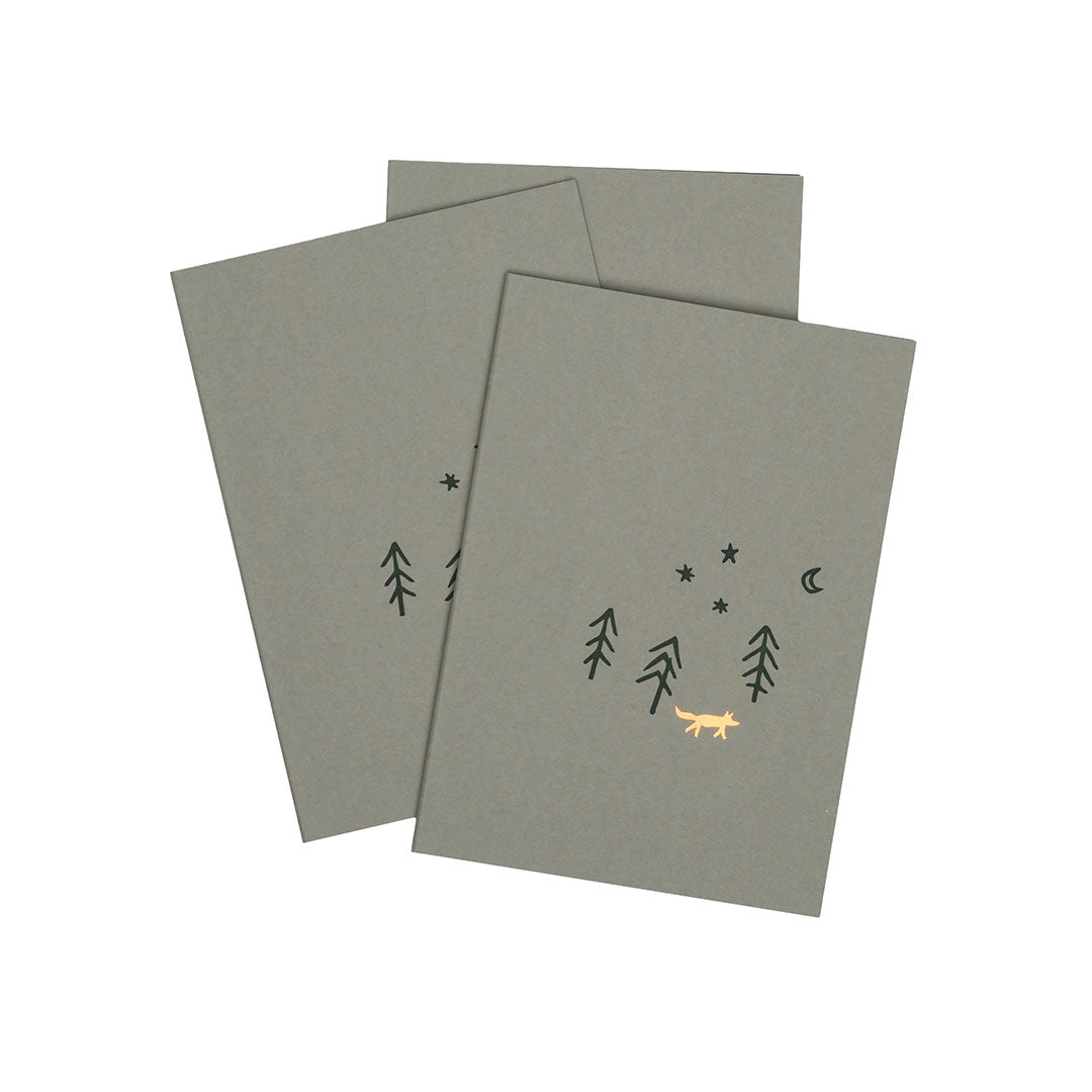 foxy holiday notecard