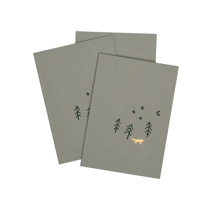 foxy holiday notecard