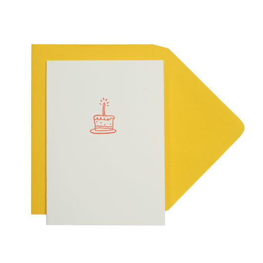 mini cake notecard
