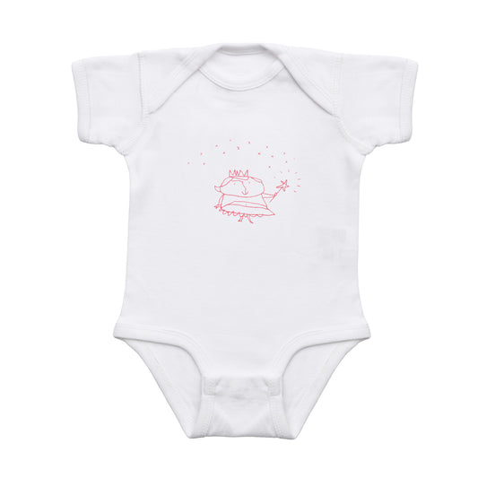 fat fairy onesie, white
