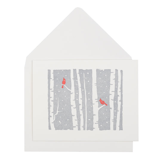 winter scenes stationery