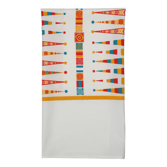 backgammon tea towel