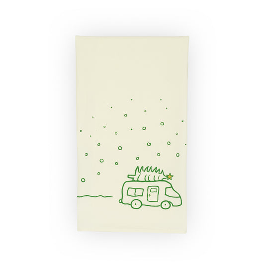 vintage van tea towel