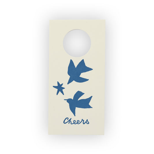 cheers wine tag