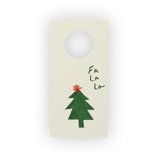 fa la la wine tag