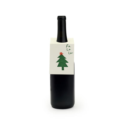 fa la la wine tag