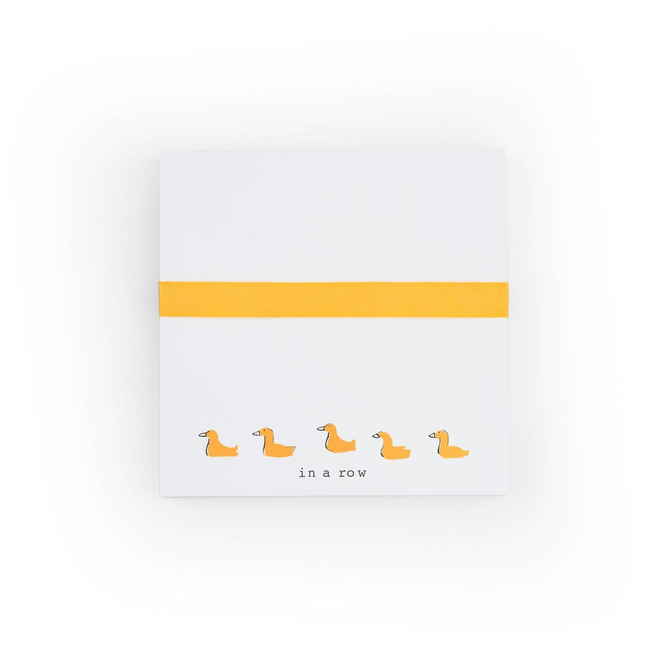 ducks in a row notepad