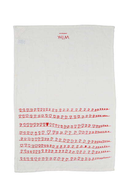 hearts on a wire, linen